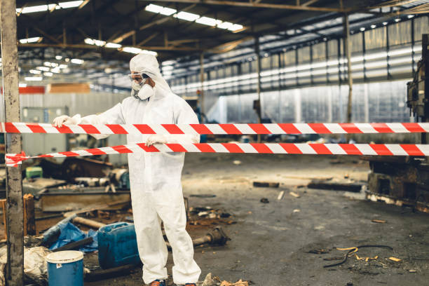 Professional Odor Removal technician working in Anderson, CA